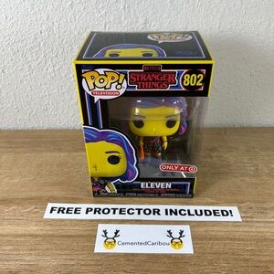 Eleven Blacklight Funko Pop #802 Stranger Things Target Exclusive MINT